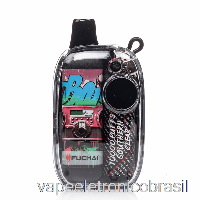 Vape Eletrônico Sigelei Fuchai 10000 Descartável Sourthern Clear